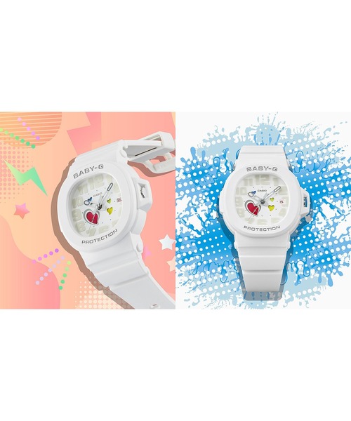 BABY-G（ベイビージー）の「PLAYFUL HEARTS SERIES / BGA-10-6AJF（アナログ腕時計・レディース・パープル・FREE）」の4枚目の写真