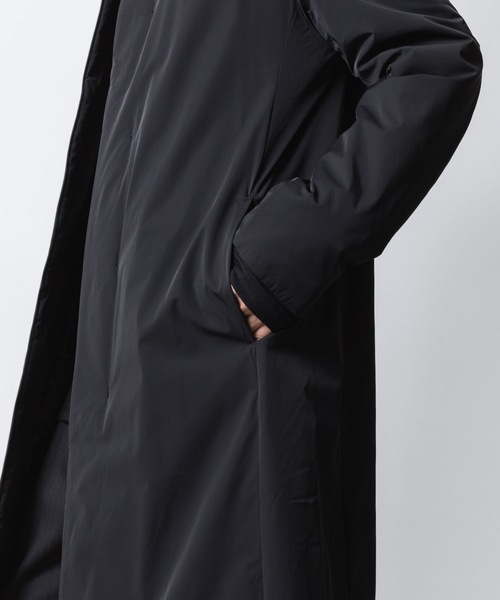 ATTACHMENT（アタッチメント）の「NY 2レイヤー ストレッチパディング バルマカンコート / NY 2LAYER STRETCH PADDING BALMACAAN COAT（ステンカラーコート・メンズ・ダークグレー/ブラック・1/2/3）」の21枚目の写真