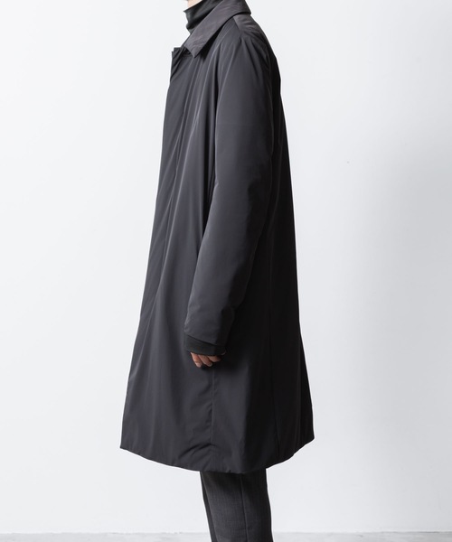 ATTACHMENT（アタッチメント）の「NY 2レイヤー ストレッチパディング バルマカンコート / NY 2LAYER STRETCH PADDING BALMACAAN COAT（ステンカラーコート・メンズ・ダークグレー/ブラック・1/2/3）」の5枚目の写真