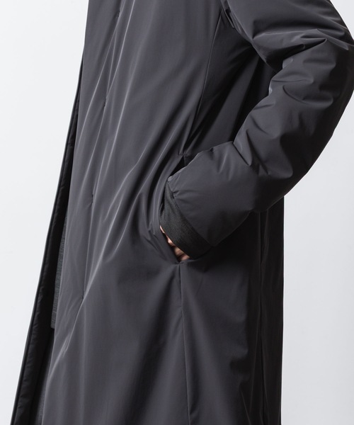 ATTACHMENT（アタッチメント）の「NY 2レイヤー ストレッチパディング バルマカンコート / NY 2LAYER STRETCH PADDING BALMACAAN COAT（ステンカラーコート・メンズ・ダークグレー/ブラック・1/2/3）」の10枚目の写真