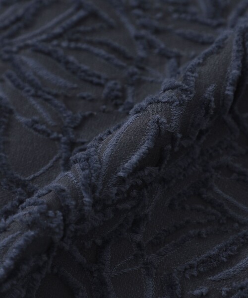 MACKINTOSH LONDON（マッキントッシュ ロンドン）の「フラワーカットジャカードパンツ（その他パンツ・レディース・ネイビー/ホワイト系その他・38/36）」の7枚目の写真