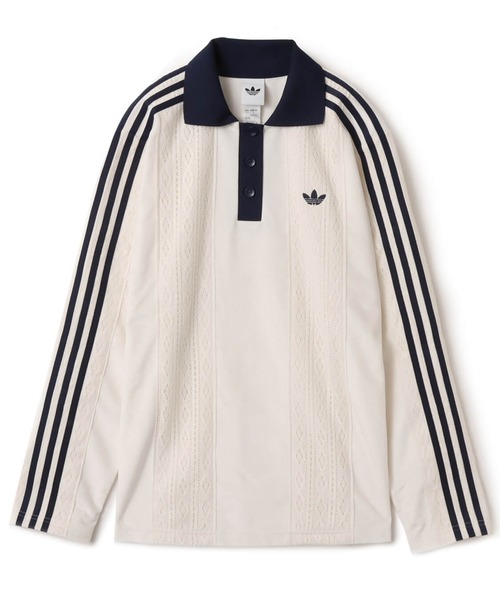 adidas(アディダス)の「adidas WINTERIZED LS JERSEY / アディダス ウィンターライズド ロングスリーブ サッカージャージ(ジャージ・レディース・ホワイト・L/M/S)」の4枚目の写真