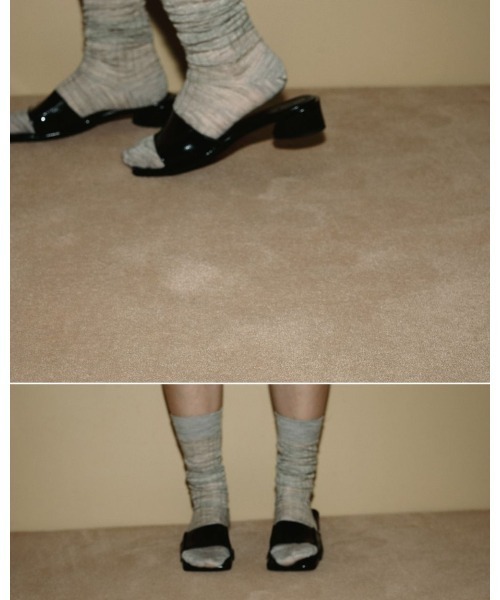 セール】anuke Square Ecoleather Sandals 62511005（サンダル