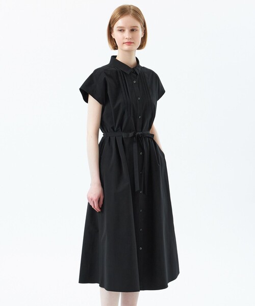 MACKINTOSH PHILOSOPHY(マッキントッシュ フィロソフィー)の「レインシャツワンピース(ワンピース・レディース・ライトブルー/ブラック/チャコールグレー・36/38/34)」の1枚目の写真