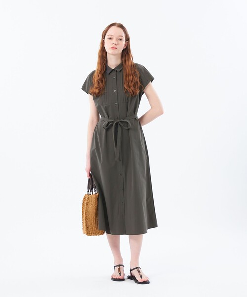 MACKINTOSH PHILOSOPHY(マッキントッシュ フィロソフィー)の「レインシャツワンピース(ワンピース・レディース・ライトブルー/ブラック/チャコールグレー・36/38/34)」の4枚目の写真