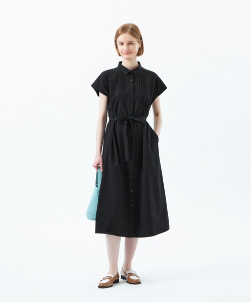 MACKINTOSH PHILOSOPHY(マッキントッシュ フィロソフィー)の「レインシャツワンピース(ワンピース・レディース・ライトブルー/ブラック/チャコールグレー・36/38/34)」の5枚目の写真