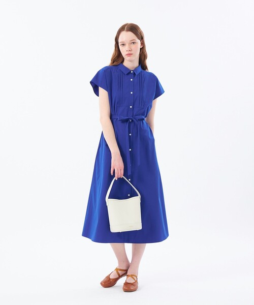 MACKINTOSH PHILOSOPHY(マッキントッシュ フィロソフィー)の「レインシャツワンピース(ワンピース・レディース・ライトブルー/ブラック/チャコールグレー・36/38/34)」の6枚目の写真