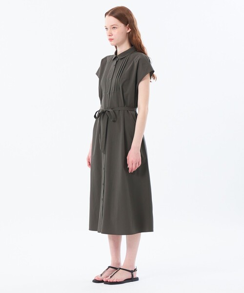 MACKINTOSH PHILOSOPHY(マッキントッシュ フィロソフィー)の「レインシャツワンピース(ワンピース・レディース・ライトブルー/ブラック/チャコールグレー・36/38/34)」の8枚目の写真