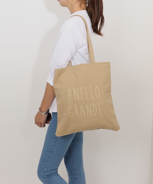anello GRANDE(アネログランデ)の「anelloGRANDE マグ トート(トートバッグ・レディース・オレンジ/ベージュ/ダークグレー/ミント/ラベンダー・FREE)」の3枚目の写真
