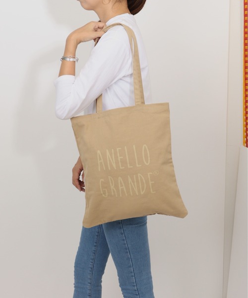 anello GRANDE(アネログランデ)の「anelloGRANDE マグ トート(トートバッグ・レディース・オレンジ/ベージュ/ダークグレー/ミント/ラベンダー・FREE)」の7枚目の写真