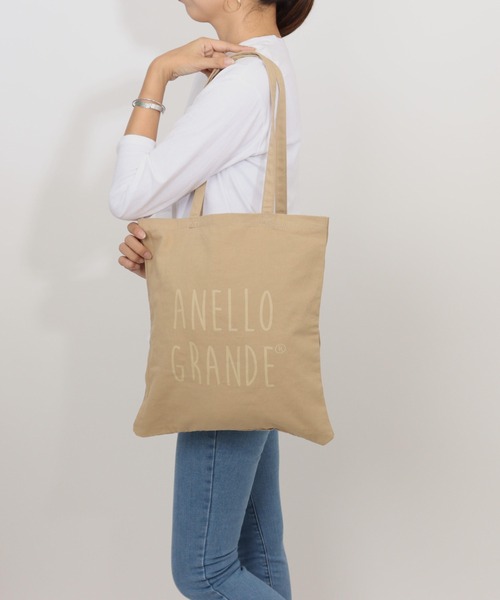anello GRANDE(アネログランデ)の「anelloGRANDE マグ トート(トートバッグ・レディース・オレンジ/ベージュ/ダークグレー/ミント/ラベンダー・FREE)」の12枚目の写真