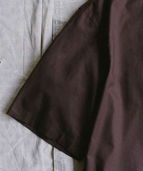 LIDNM（リドム）の「HICOUNT WASHER TWILL H/S（シャツ/ブラウス・メンズ・ブラウン系その他・SMALL/MEDIUM/LARGE）」の11枚目の写真