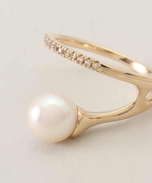 ヒロタカ　HIROTAKA リング ヒロリン Hirotaka / ヒロタカ | K10 Gossamer ショート ダイヤモンド