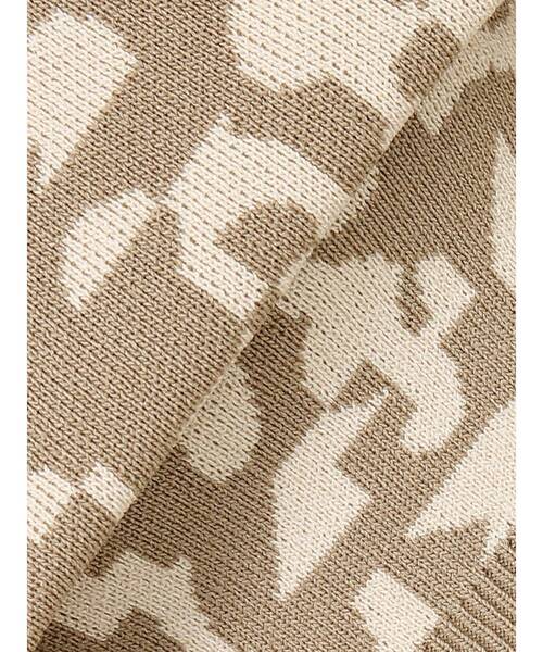 MURUA（ムルーア）の「ジオメポロニット（ニット/セーター・レディース・ブラック/ベージュ/ブルー・FREE）」の6枚目の写真