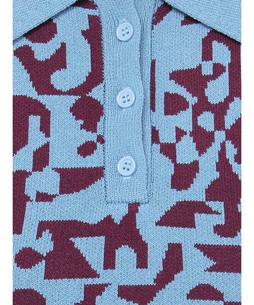 MURUA（ムルーア）の「ジオメポロニット（ニット/セーター・レディース・ブラック/ベージュ/ブルー・FREE）」の9枚目の写真