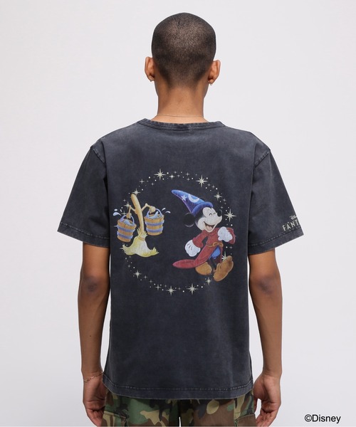 Disney Fantasia Mickey Mouse Tシャツ 海外限定 ディズニー Disney Collection》FANTASIA / MICKEY MOUSE / BROOM T-SHIRT
