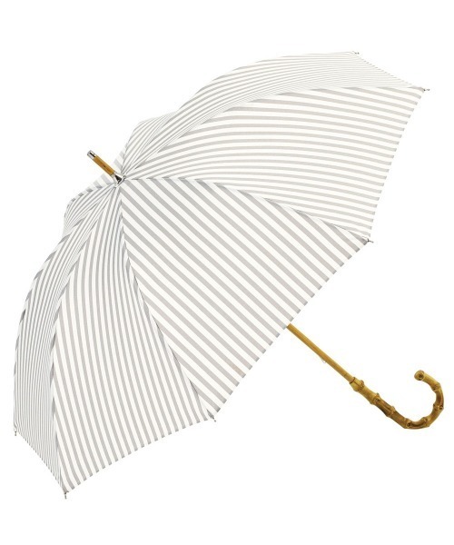 because（ビコーズ）の「because ビコーズ 晴雨兼用長傘（長傘・レディース・ブルー系その他/イエロー/ネイビー/イエロー系その他/ブラック系その他2/アイボリー/グレー/サックスブルー/ブラック/ベージュ系その他2/グレー系その他/ブルー系その他2/ベージュ系その他/ブラック系その他/グリーン・FREE）」の7枚目の写真