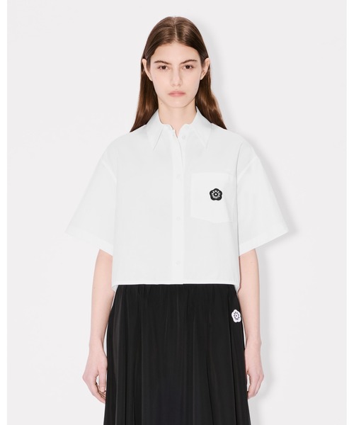 KENZO(ケンゾー)の「'Boke Flower 2.0' ショート ドロップド コットン シャツ(シャツ/ブラウス・レディース・ホワイト系その他・36/38)」の7枚目の写真