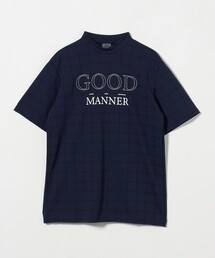 【美品】nbb Weekend モックネックシャツ ネイビー モックネック」に該当するブルー・ネイビー/青色系のメンズ
