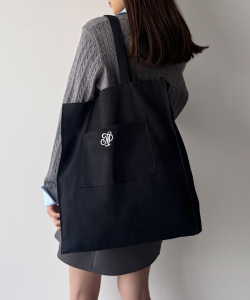 mipiarl(ミピアール)の「mipiarlトートバッグ(底板付)(トートバッグ・レディース・ブラック/ピンク/ベージュ/ナチュラル・FREE)」の2枚目の写真