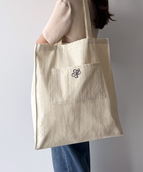 mipiarl(ミピアール)の「mipiarlトートバッグ(底板付)(トートバッグ・レディース・ブラック/ピンク/ベージュ/ナチュラル・FREE)」の5枚目の写真