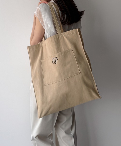 mipiarl(ミピアール)の「mipiarlトートバッグ(底板付)(トートバッグ・レディース・ブラック/ピンク/ベージュ/ナチュラル・FREE)」の8枚目の写真