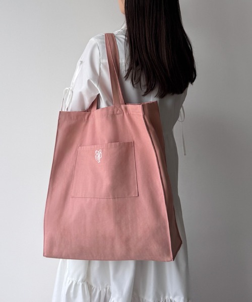 mipiarl(ミピアール)の「mipiarlトートバッグ(底板付)(トートバッグ・レディース・ブラック/ピンク/ベージュ/ナチュラル・FREE)」の10枚目の写真
