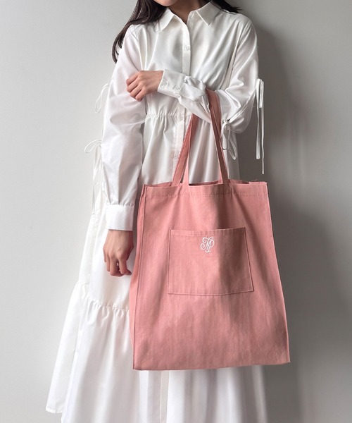 mipiarl(ミピアール)の「mipiarlトートバッグ(底板付)(トートバッグ・レディース・ブラック/ピンク/ベージュ/ナチュラル・FREE)」の11枚目の写真