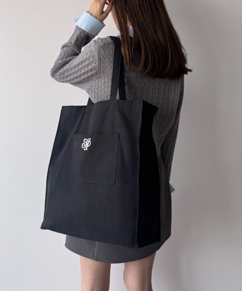 mipiarl(ミピアール)の「mipiarlトートバッグ(底板付)(トートバッグ・レディース・ブラック/ピンク/ベージュ/ナチュラル・FREE)」の12枚目の写真