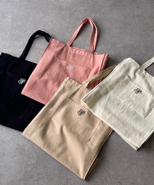 mipiarl(ミピアール)の「mipiarlトートバッグ(底板付)(トートバッグ・レディース・ブラック/ピンク/ベージュ/ナチュラル・FREE)」の14枚目の写真
