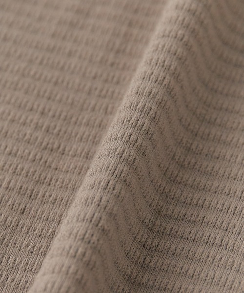 FLISTFIA（フリストフィア）の「FLISTFIA/フリストフィア Cew Neck Thermal サーマルトップス（Tシャツ/カットソー・メンズ・チャコール・2/3）」の11枚目の写真