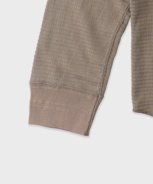 FLISTFIA（フリストフィア）の「FLISTFIA/フリストフィア Cew Neck Thermal サーマルトップス（Tシャツ/カットソー・メンズ・チャコール・2/3）」の9枚目の写真