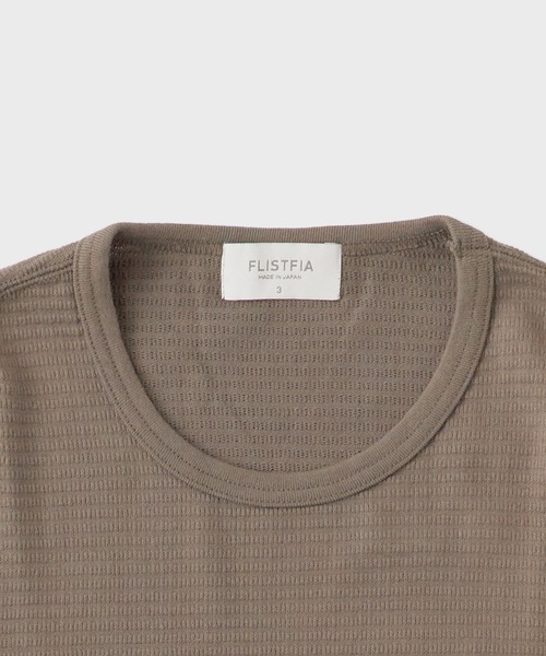 FLISTFIA（フリストフィア）の「FLISTFIA/フリストフィア Cew Neck Thermal サーマルトップス（Tシャツ/カットソー・メンズ・チャコール・2/3）」の7枚目の写真