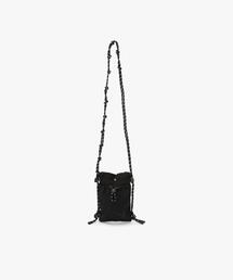 美品 agnes b. アニエスベー　ナイロンショルダーバッグ　黒 agnes b. アニエスベー バッグ ショルダーバッグ 新品ナイロン