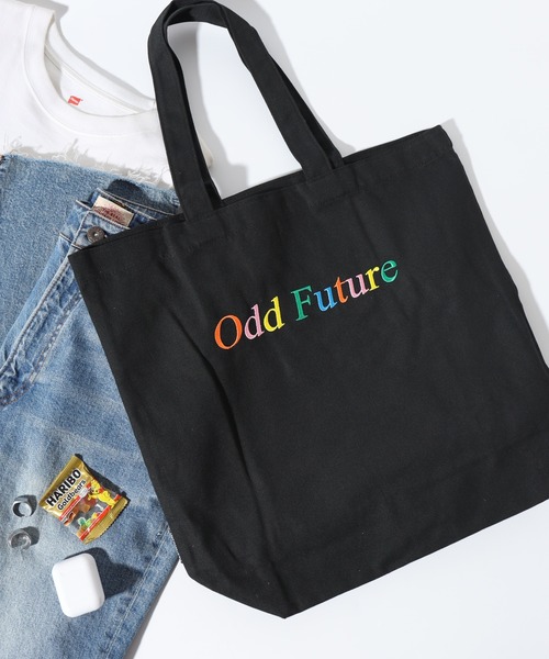 ODD FUTURE（オッドフューチャー）の「Odd Future キャンバス トートバッグ（トートバッグ・メンズ・ブラック/ナチュラル・FREE）」の2枚目の写真