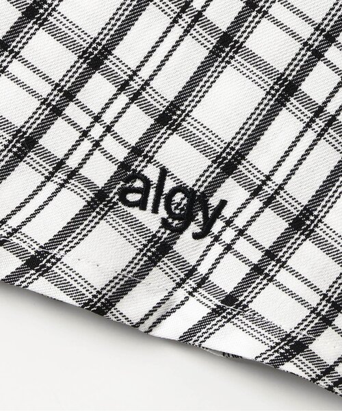 algy（アルジー）の「オフショルりぼんミディワンピ（ワンピース・キッズ・チェック/インディゴブルー・MEDIUM/SMALL）」の14枚目の写真
