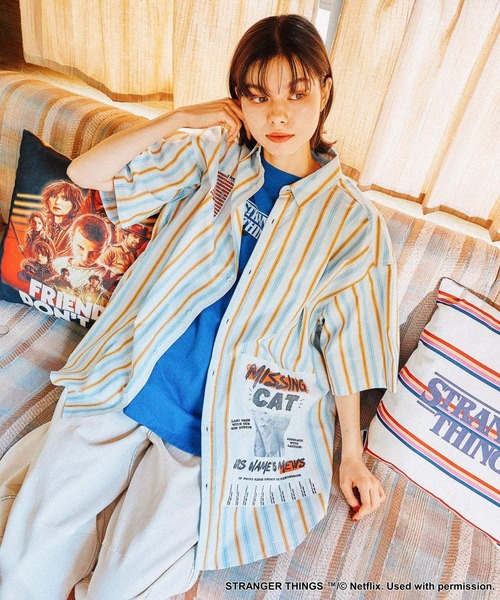 セール】【STRANGER THINGS】コラボ アソートオーバーショートスリーブ