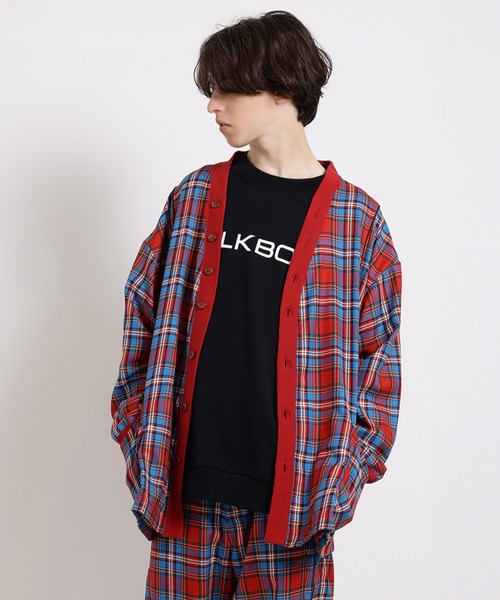 MILKBOY（ミルクボーイ）の「TEAM CHECK カーディガン（カーディガン/ボレロ・レディース・A/B・FREE）」の2枚目の写真