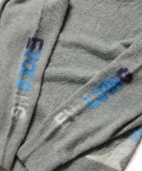 VIRGOwearworks（ヴァルゴウェアワークス）の「BLAZE CROSS SHARD KNIT（ニット/セーター・メンズ・ブラック/グレー/ネイビー・2/3/4）」の17枚目の写真