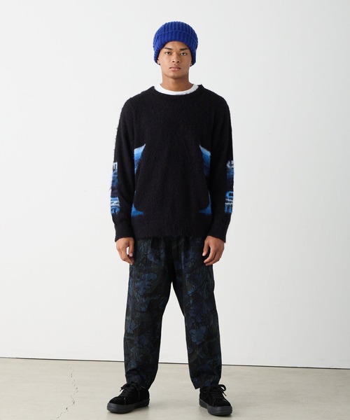 VIRGOwearworks（ヴァルゴウェアワークス）の「BLAZE CROSS SHARD KNIT（ニット/セーター・メンズ・ブラック/グレー/ネイビー・2/3/4）」の19枚目の写真