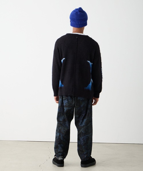 VIRGOwearworks（ヴァルゴウェアワークス）の「BLAZE CROSS SHARD KNIT（ニット/セーター・メンズ・ブラック/グレー/ネイビー・2/3/4）」の21枚目の写真