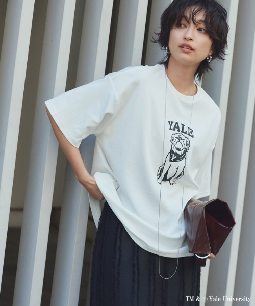 RASW(ラス)の「別注YALEドッグオーバーTシャツ(Tシャツ/カットソー・レディース・オフホワイト・L/M)」の3枚目の写真