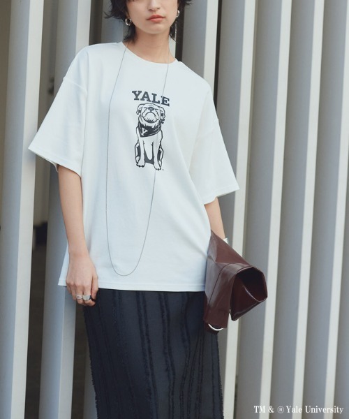 RASW(ラス)の「別注YALEドッグオーバーTシャツ(Tシャツ/カットソー・レディース・オフホワイト・L/M)」の4枚目の写真