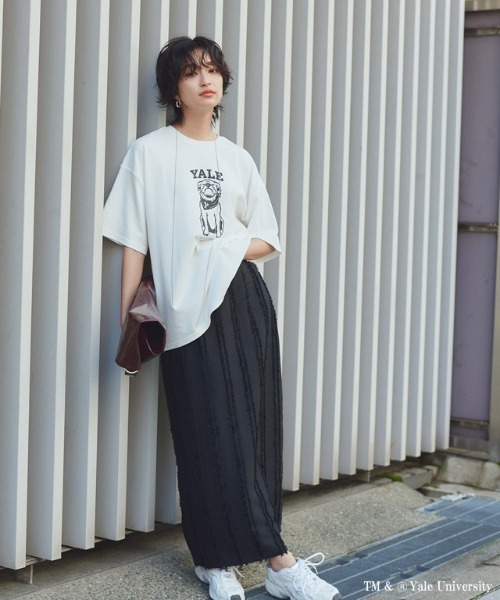 RASW(ラス)の「別注YALEドッグオーバーTシャツ(Tシャツ/カットソー・レディース・オフホワイト・L/M)」の5枚目の写真