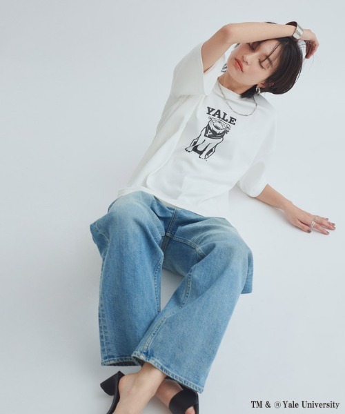 RASW(ラス)の「別注YALEドッグオーバーTシャツ(Tシャツ/カットソー・レディース・オフホワイト・L/M)」の7枚目の写真
