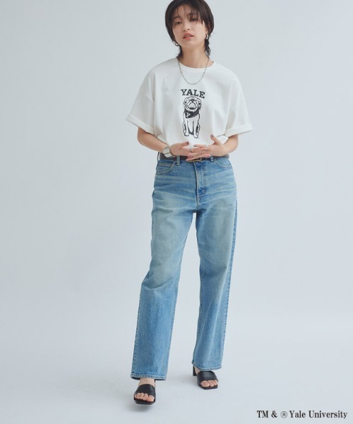 RASW(ラス)の「別注YALEドッグオーバーTシャツ(Tシャツ/カットソー・レディース・オフホワイト・L/M)」の8枚目の写真