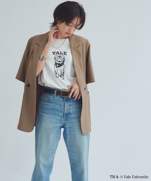 RASW(ラス)の「別注YALEドッグオーバーTシャツ(Tシャツ/カットソー・レディース・オフホワイト・L/M)」の9枚目の写真