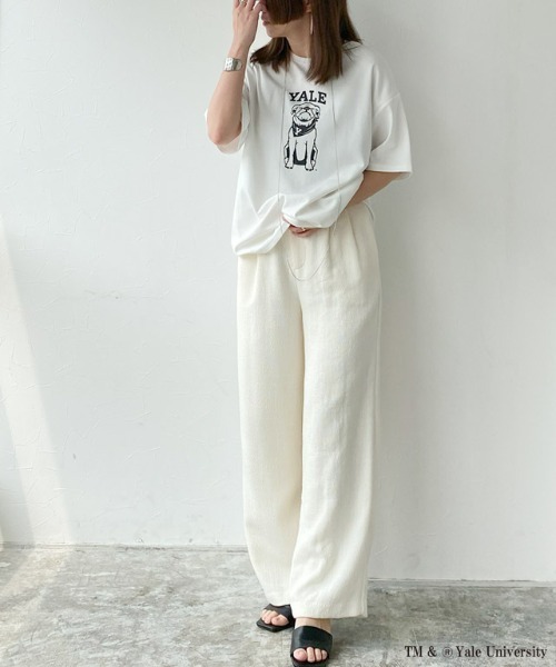 RASW(ラス)の「別注YALEドッグオーバーTシャツ(Tシャツ/カットソー・レディース・オフホワイト・L/M)」の11枚目の写真
