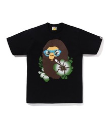 アベイシングエイプ　リバーシブル　スター柄　カットソー アベイシングエイプ A BATHING APE Tシャツ カットソー 半袖