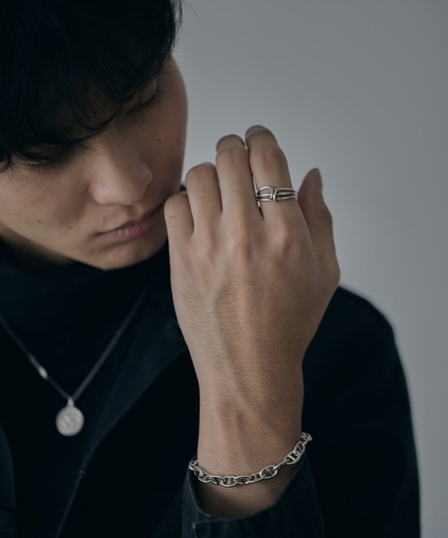 GRAiL(accessories)(グレイル(アクセサリー))の「Layer knot ring(リング・メンズ・シルバー・ONE SIZE)」の1枚目の写真